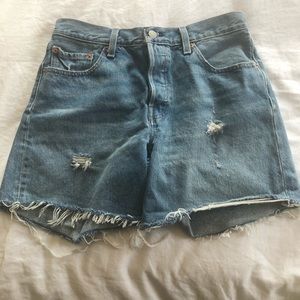 Levi’s 501 Short Long jean shorts